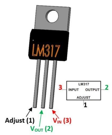 LM317 Datasheet and Pinout – Three Terminal Positive Voltage Regulator ...